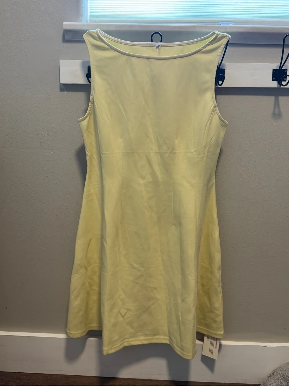 Sleeveless Lemon A-Line Mini Dress